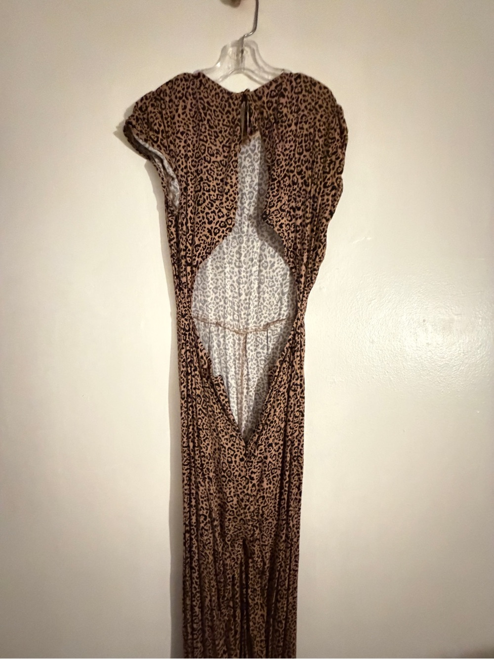 Reformation Mayer Wide-Leg Jumpsuit in cheetah - Picture 6 of 8